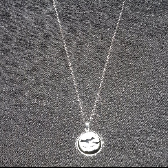 Bat moon necklace new - Picture 2 of 3